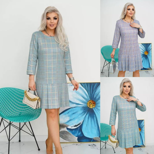 💜💚【S-5XL】Rochie la modă de înaltă calitate